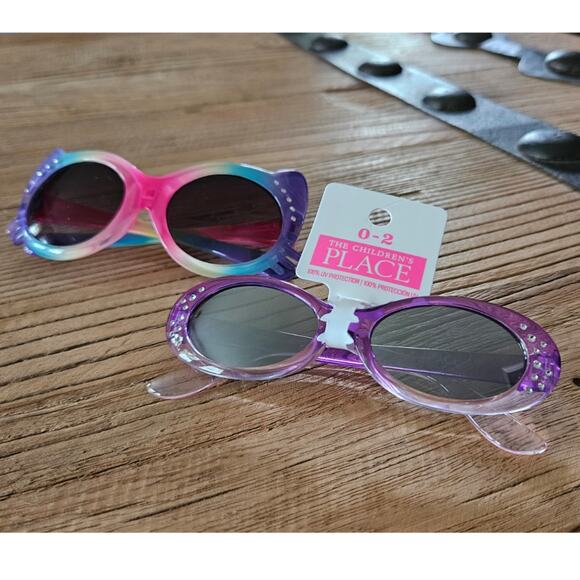 2 pairs of girls sunglasses, new, size 0-2 New - Picture 1 of 3